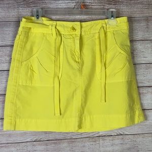 J. Crew ChinoClassic Twill‎ Stylish Yellow Skirt 8